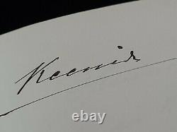 Rare Royalty Antique Russian Grand Duchess Xenia Signed Royal Document Autograph