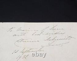 Rare Royalty Polish Imperial Russian Princess Radzwill Signed Royal Document RU