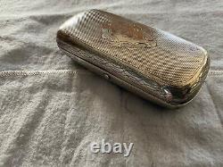 Rare antique early Imperial Russian Silver Art Nouveau Cigar Cigarette Case