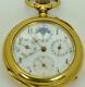 Rare antique full calendar gilt pocket watch for Imperial Russian market c1890's