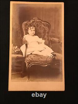 Royalty CDV Photo Russian Imperial Antique Czarevich Alexei Nicholaevich Romanov