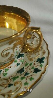 Russia Russian Imperial Porcelain Cup and Saucer 1825-1855