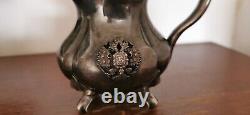 Russian 84 Silver Creamer Cream Jug from Tsarskoe Selo for Imperial Court 373 gr