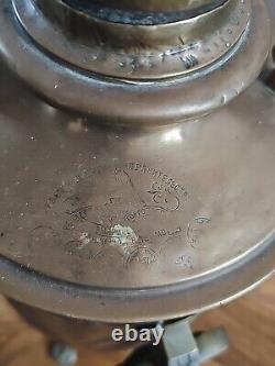 Russian Antique Brass Samovar Tula exposition in Paris 1900 by Shemarin 1890s