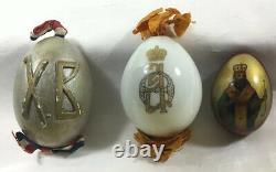 Russian Antique Imperial Period 2 Easter Eggs