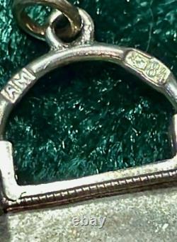 Russian Imperial 84 Silver Locket withPaste Diamonds A Mukhin Moscow 1890's