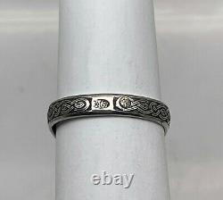 Russian Imperial 84 Silver NAVY Ring Shell carving