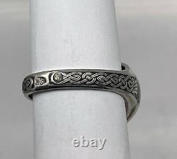 Russian Imperial 84 Silver NAVY Ring Shell carving