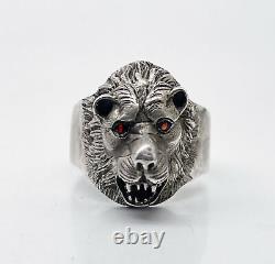 Russian Imperial 84 Silver Ring BEAR