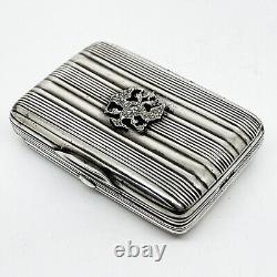 Russian Imperial 84 Silver Small Box or Snuff Box