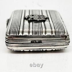 Russian Imperial 84 Silver Small Box or Snuff Box