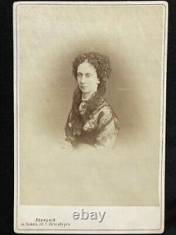 Russian Imperial Antique Cabinet Photo Card Russia Empress Maria A. Tsar Levitsky