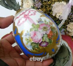 Russian Imperial Antique Porcelain large Easter Egg