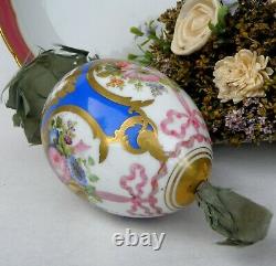 Russian Imperial Antique Porcelain large Easter Egg