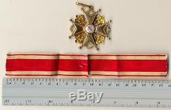 Russian Imperial Antique badge medal Order St. Stanislav Gold 2nd (1493b)
