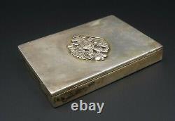 Russian Imperial Eagle Cigarette Case Sterling Silver 84 St Petersburg M1234