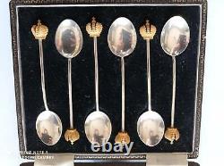 Russian Imperial Spoons Silver Gilded Faberge