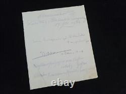 Russian Royalty Signed Royal Document Grand Duchess Princess Saxe Coburg Gotha