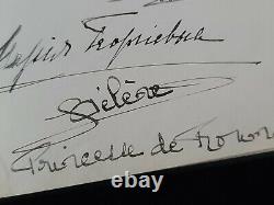 Russian Royalty Signed Royal Document Queen Marie Romania Russia Grand Duchess