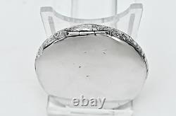 Russian Silver Round Case /Box Gilded Interior, 84 Kokoshnick St Petersburg c1900