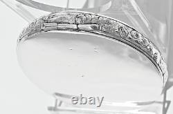 Russian Silver Round Case /Box Gilded Interior, 84 Kokoshnick St Petersburg c1900