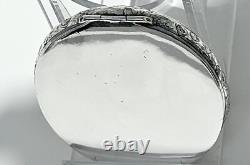 Russian Silver Round Case /Box Gilded Interior, 84 Kokoshnick St Petersburg c1900