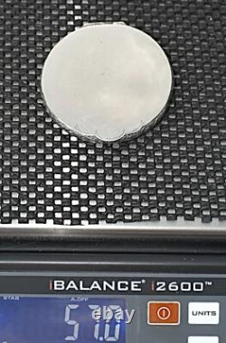 Russian Silver Round Case /Box Gilded Interior, 84 Kokoshnick St Petersburg c1900