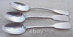 Set 3 Spoon Ovchinnikov Double Headed Eagle Russian Imperial Silver 84 Antique