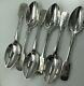 Set 6 Large Imperial Russian. 875 Silver Tablespoons 1896