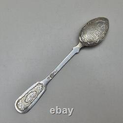 Set Of 6 Imperial Russian Anatoly Apollonovich Artsybashev Spoons 84 Silver 1896