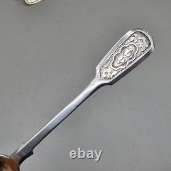 Set Of 6 Imperial Russian Anatoly Apollonovich Artsybashev Spoons 84 Silver 1896