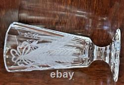 Set of 4 Antique Royalty Imperial Russian Engraved Shot Glass 4