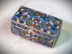 Stellar Imperial Russia Silver-Gilt Cloisonne Enamel Box Mikhail Zorin, Moscow