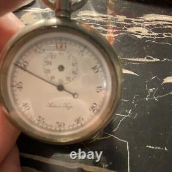 Stunning RUSSIAN Imperial PAVEL BURE ANTIQUE POCKET WATCH Size 16S Silver Color