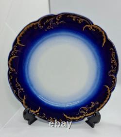Two Antique Imperial Russian KUZNETSOV Porcelain Plates