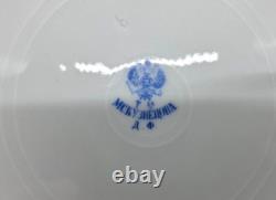 Two Antique Imperial Russian KUZNETSOV Porcelain Plates