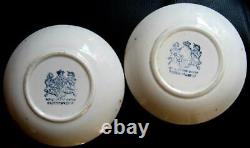 Two Antique Imperial Russian Porcelain Plate Admiral Makarov & General Linevich
