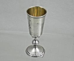VERY FINE ANTIQUE IMPERIAL RUSSIAN 84 SILVER GOBLET CUP BEAKER Hand Engraved VERY FINE ANTIQUE IMPERIAL RUSSIAN 84 SILVER GOBLET CUP BEAKER Hand Engraved