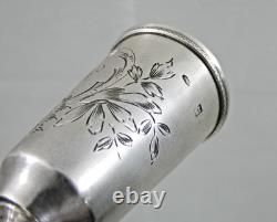 VERY FINE ANTIQUE IMPERIAL RUSSIAN 84 SILVER GOBLET CUP BEAKER Hand Engraved VERY FINE ANTIQUE IMPERIAL RUSSIAN 84 SILVER GOBLET CUP BEAKER Hand Engraved