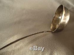 VERY LARGE IMPERIAL RUSSIAN SILVER 84 LADLE 330gr 39cm 1834
