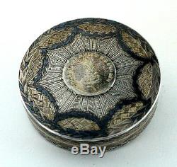 VINTAGE ANTIQUE RUSSIAN IMPERIAL SILVER-GIFT SNUFFBOX 1790 c. RARE