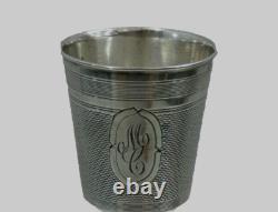 Very Fine Antique Imperial Russian 84 Silver Cup Goblet Beaker Moscow 1878