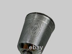 Very Fine Antique Imperial Russian 84 Silver Cup Goblet Beaker Moscow 1878