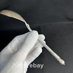 Vintage Antique 1800s Russian Imperial Silver 84 Large SoupFood Serving Spoon