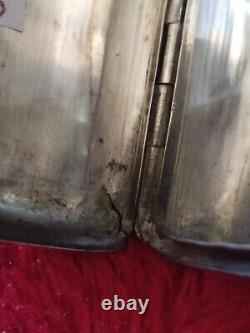 Vintage Antique 1883 Russian Imperial Silver 84 Niello Tobacco Case