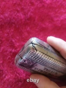 Vintage Antique 1883 Russian Imperial Silver 84 Niello Tobacco Case