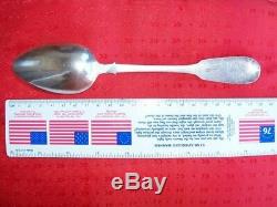 Vintage Faberge Five Spoons Silver 84 Monogram Russian Imperial Antiques Russia