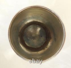 Vintage Signed Khlebnikov Russian Russia Imperial Silver Cup 1916 Inscription